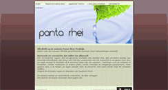 Desktop Screenshot of panta-rhei-praktijk.nl